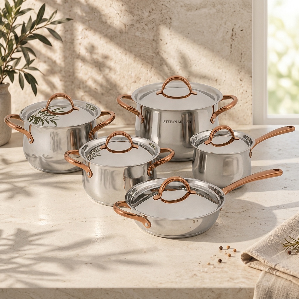 The Set of Kitchen Pots 3