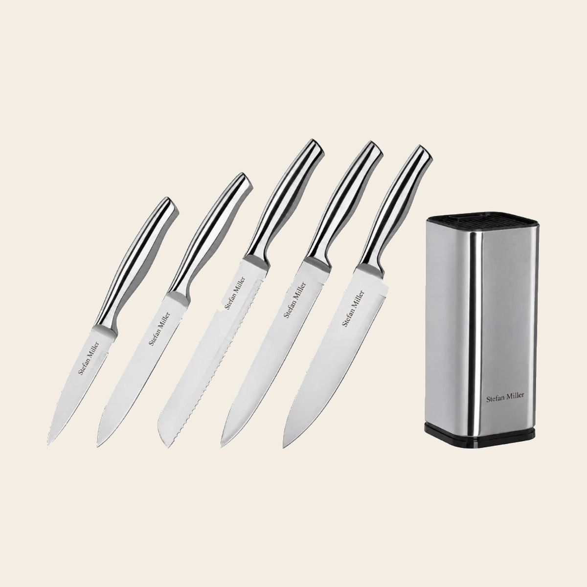 The Set of Kitchen Knives